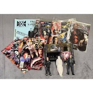 Vintage Topps X Files Comic Books Lot & other Memorabilia 35mm Film Cells Etc